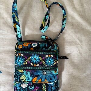 Vera Bradley Blue Floral Crossbody Bag
